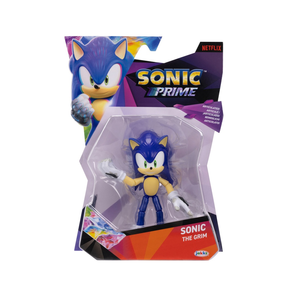 SONIC PRIME - WAVE 3 - SONIC (THE GRIM) 5 INCH ACTION FIGURE